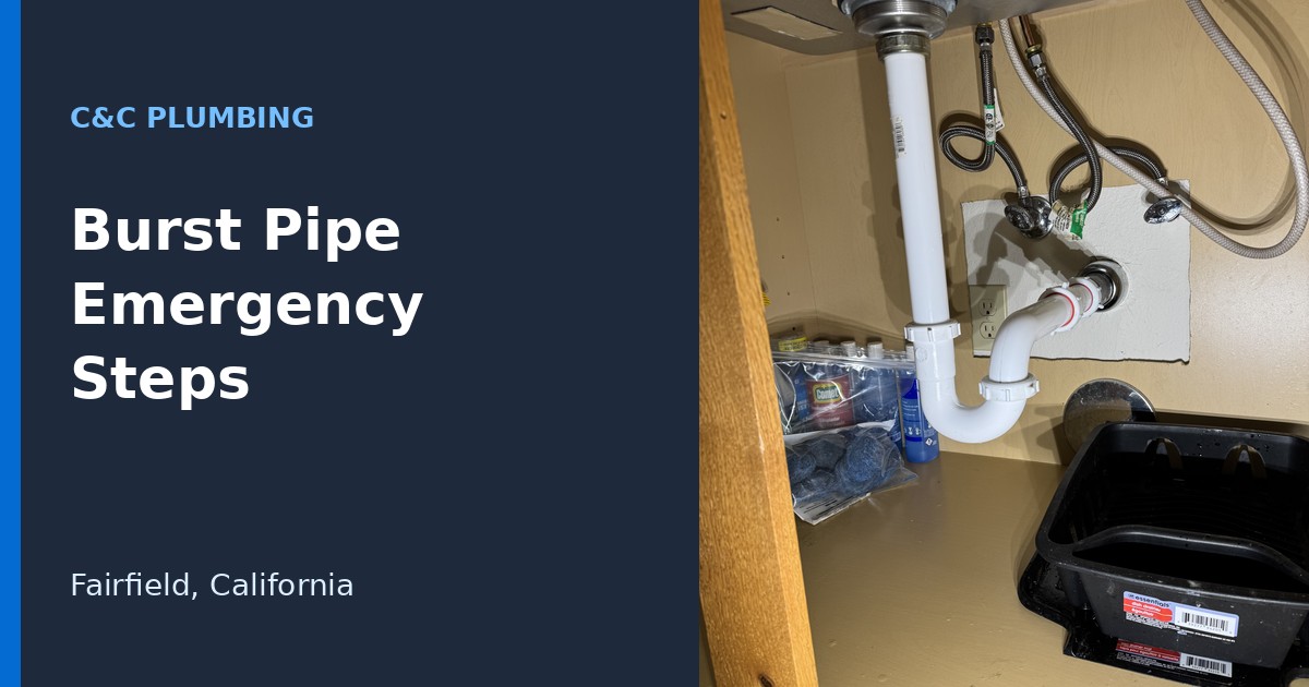 What to Do When a Pipe Bursts in Your Fairfield Home — fairfield